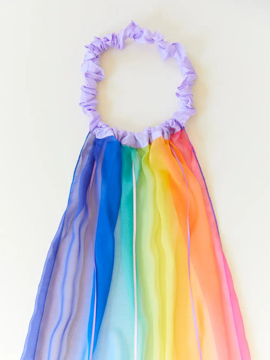 Rainbow Veil, Georgette for Dress Up - Alder & Alouette