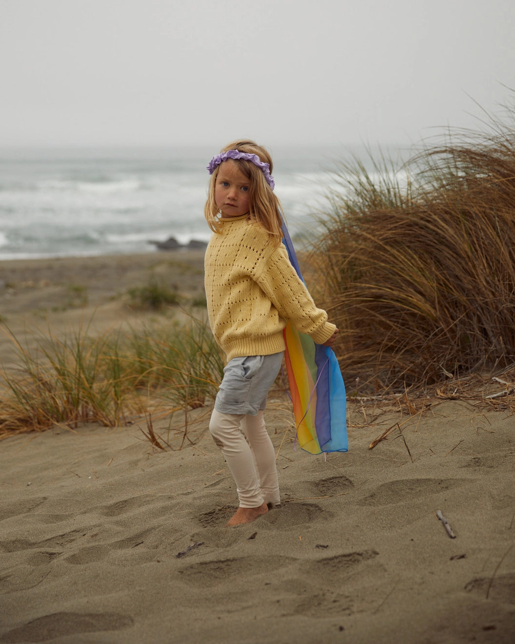 Rainbow Veil, Georgette for Dress Up - Alder & Alouette