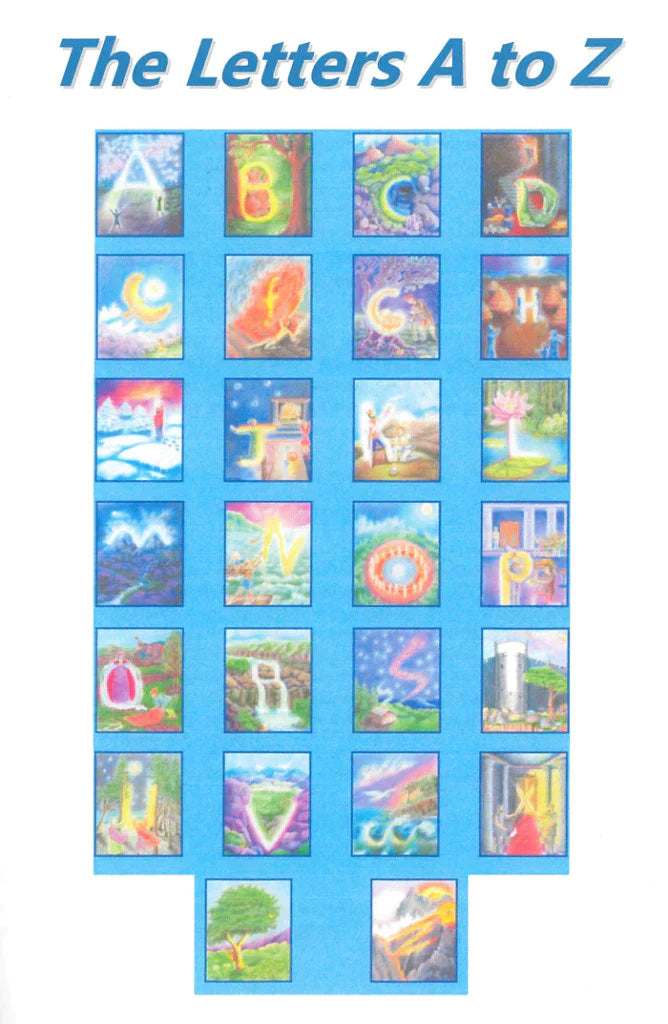 Waldorf Alphabet Cards - LMNOP, laminated - Alder & Alouette
