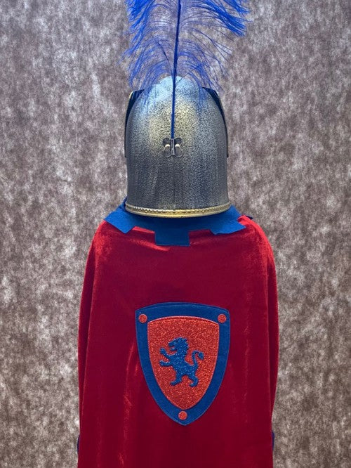 Kamelot Knight’s Cape in Red & Blue - Alder & Alouette