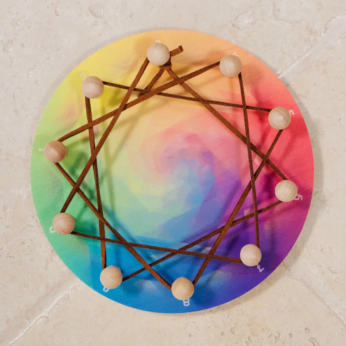 Waldorf Wooden Math Wheel - Alder & Alouette