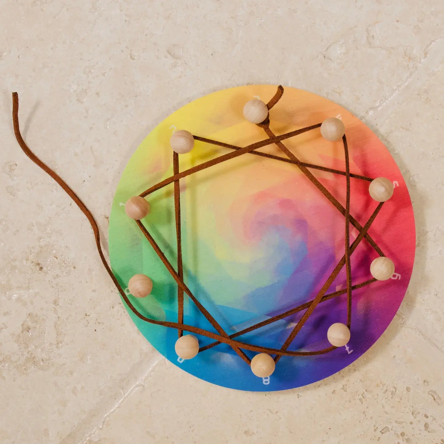 Waldorf Wooden Math Wheel - Alder & Alouette