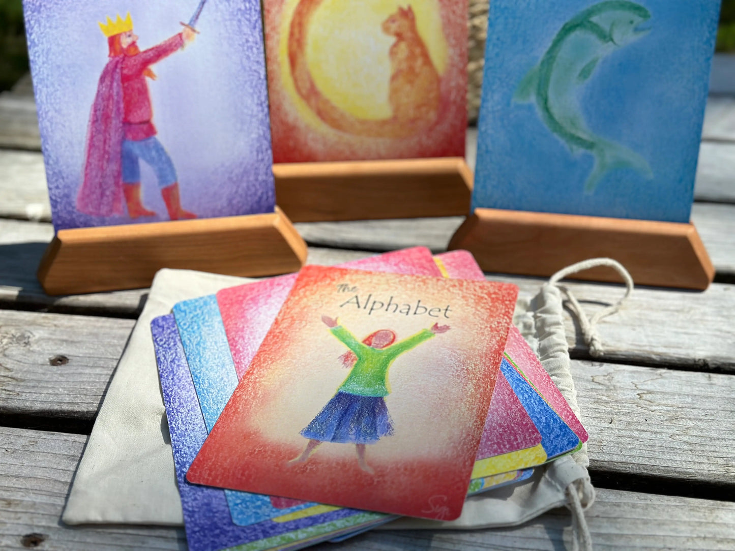 Waldorf Inspired Alphabet Cards - Alder & Alouette