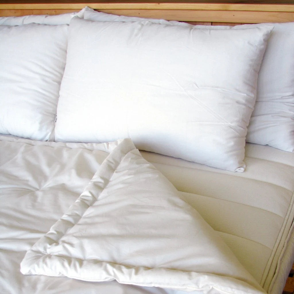 Organic Cotton and Eco Wool Comforter - Alder & Alouette