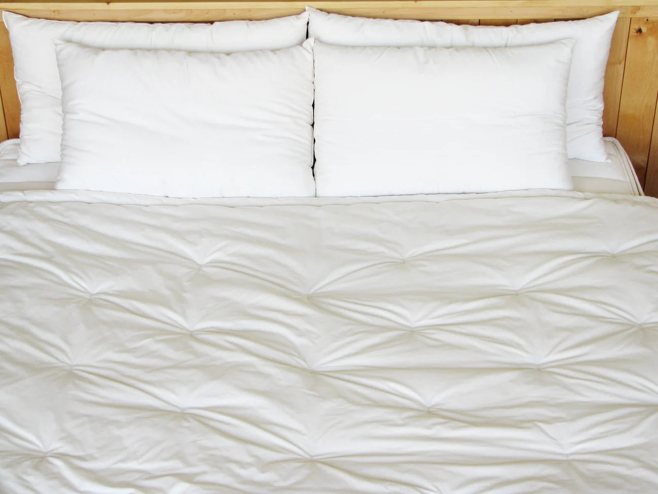 Organic Cotton and Eco Wool Comforter - Alder & Alouette
