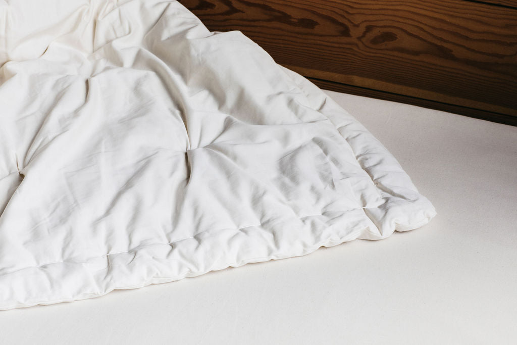 Organic Cotton and Eco Wool Comforter - Alder & Alouette