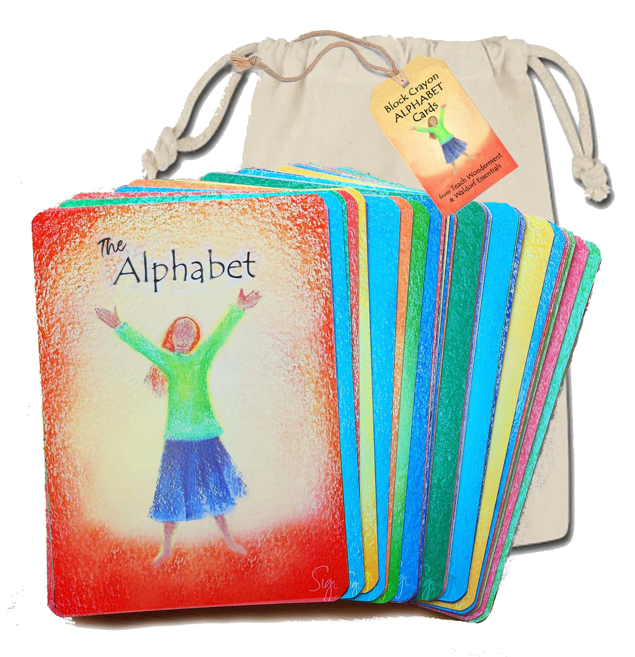 Waldorf Inspired Alphabet Cards - Alder & Alouette