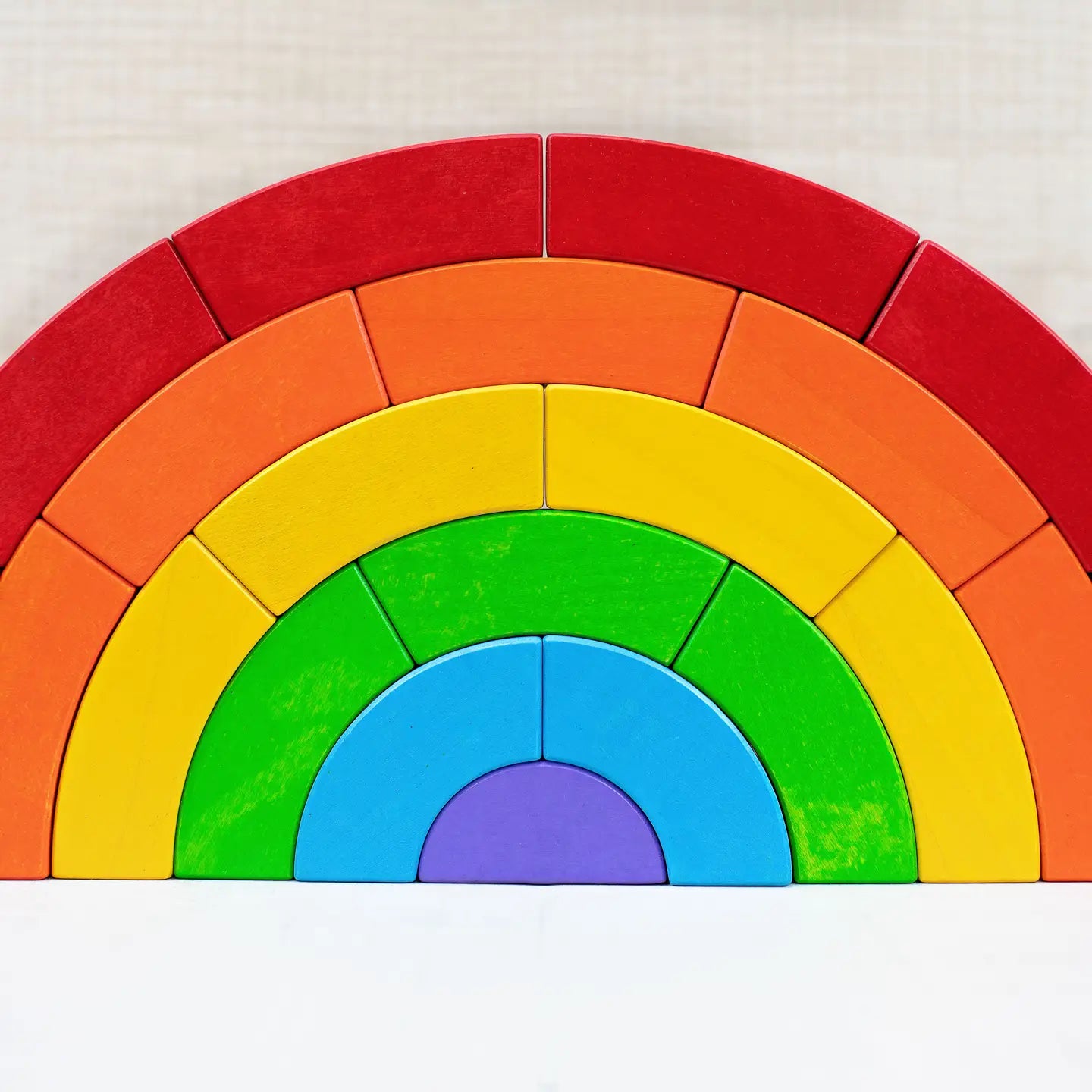 BAJO Wooden Rainbow Blocks: Logic Toy & Open Ended - Alder & Alouette