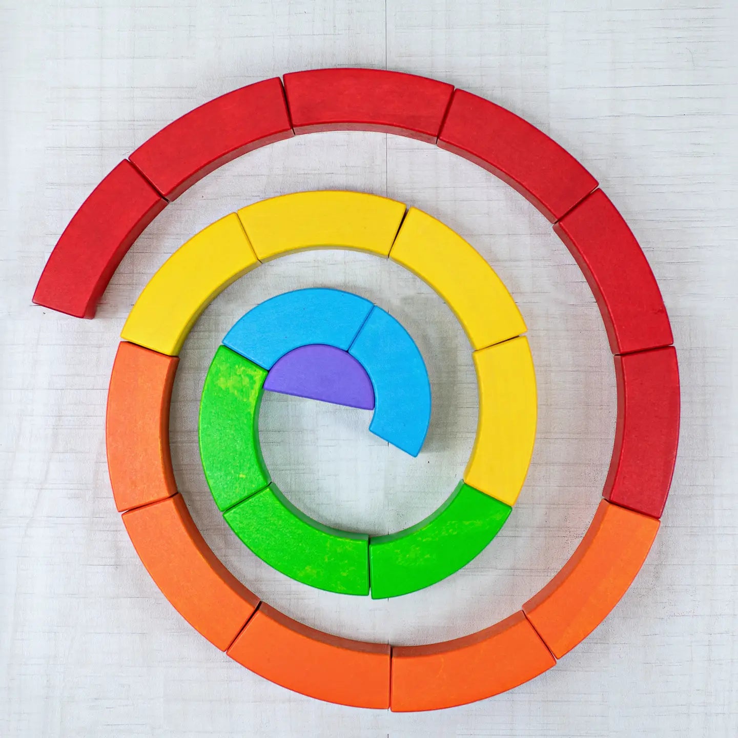 BAJO Wooden Rainbow Blocks: Logic Toy & Open Ended - Alder & Alouette
