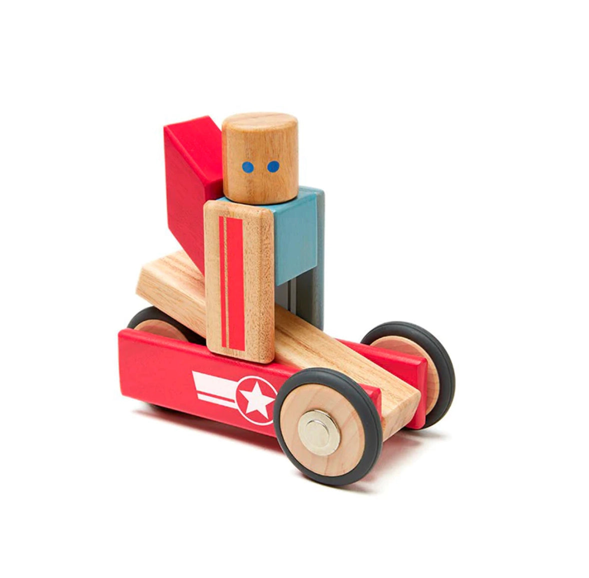 Tegu Magnetic Blocks - Daredevil Racer - Alder & Alouette