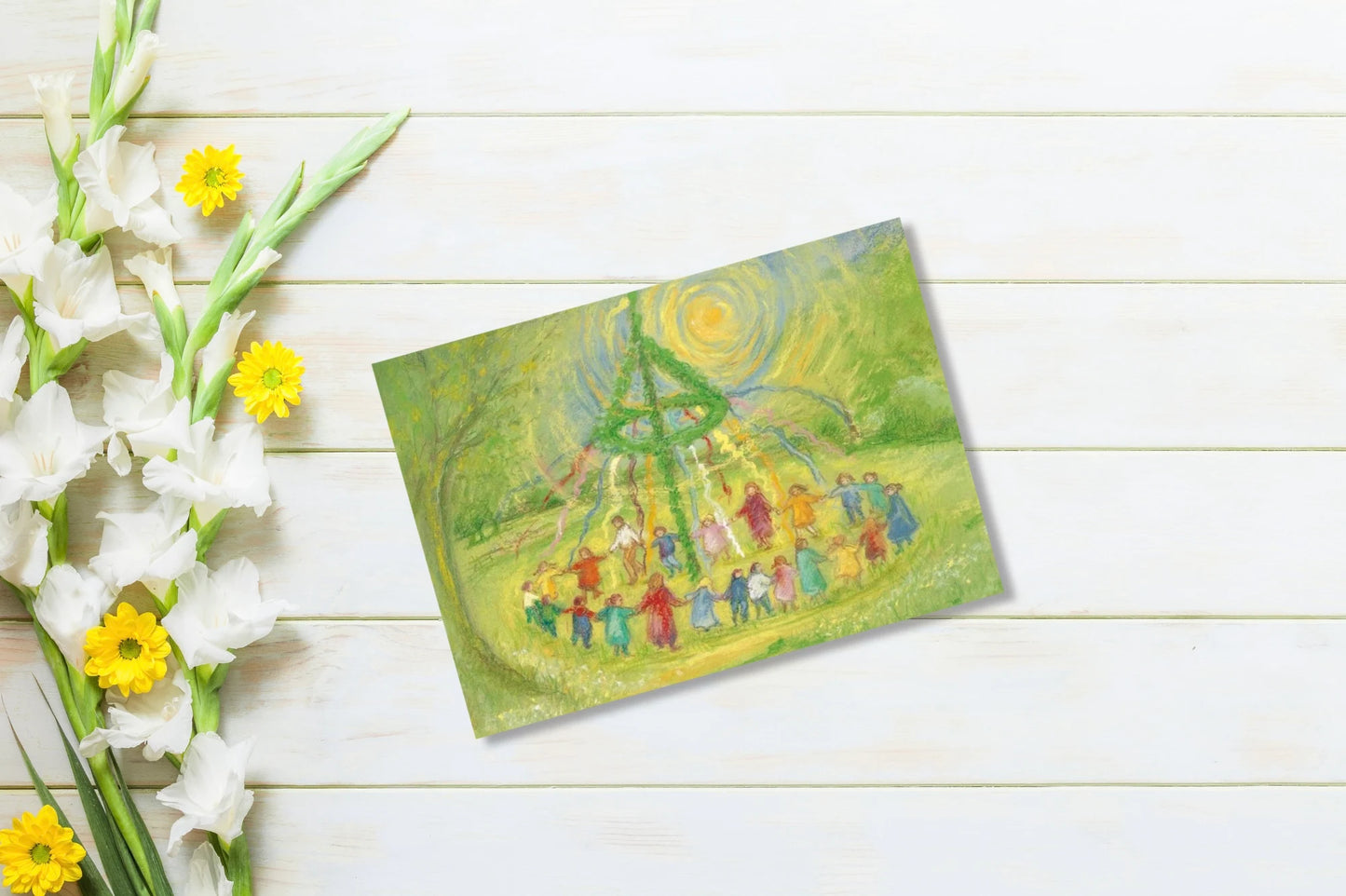 Marjan van Zeyl Postcards, Maypole Dance - Alder & Alouette