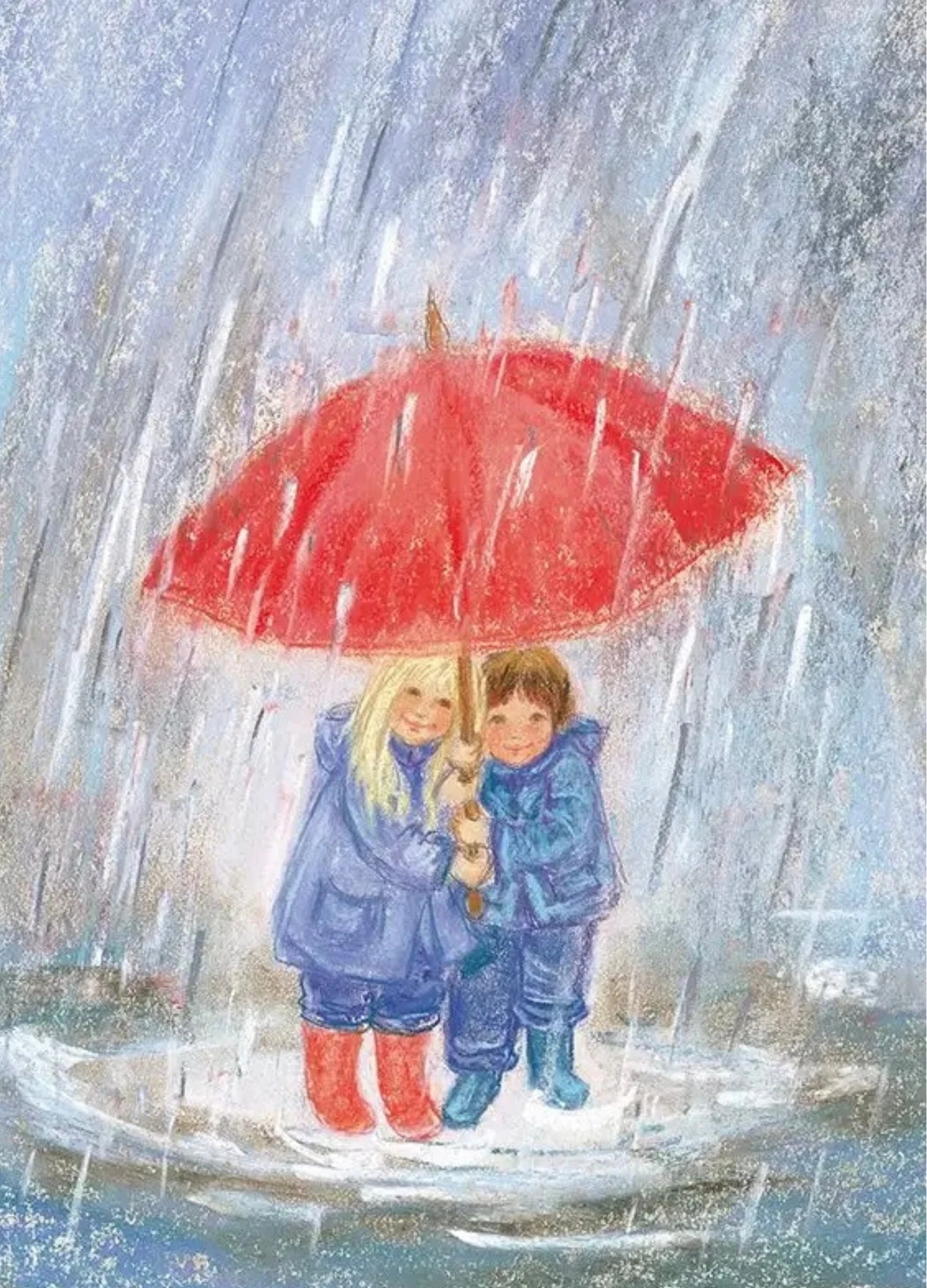 Marjan van Zeyl Postcards, Mother’s Umbrella - Alder & Alouette