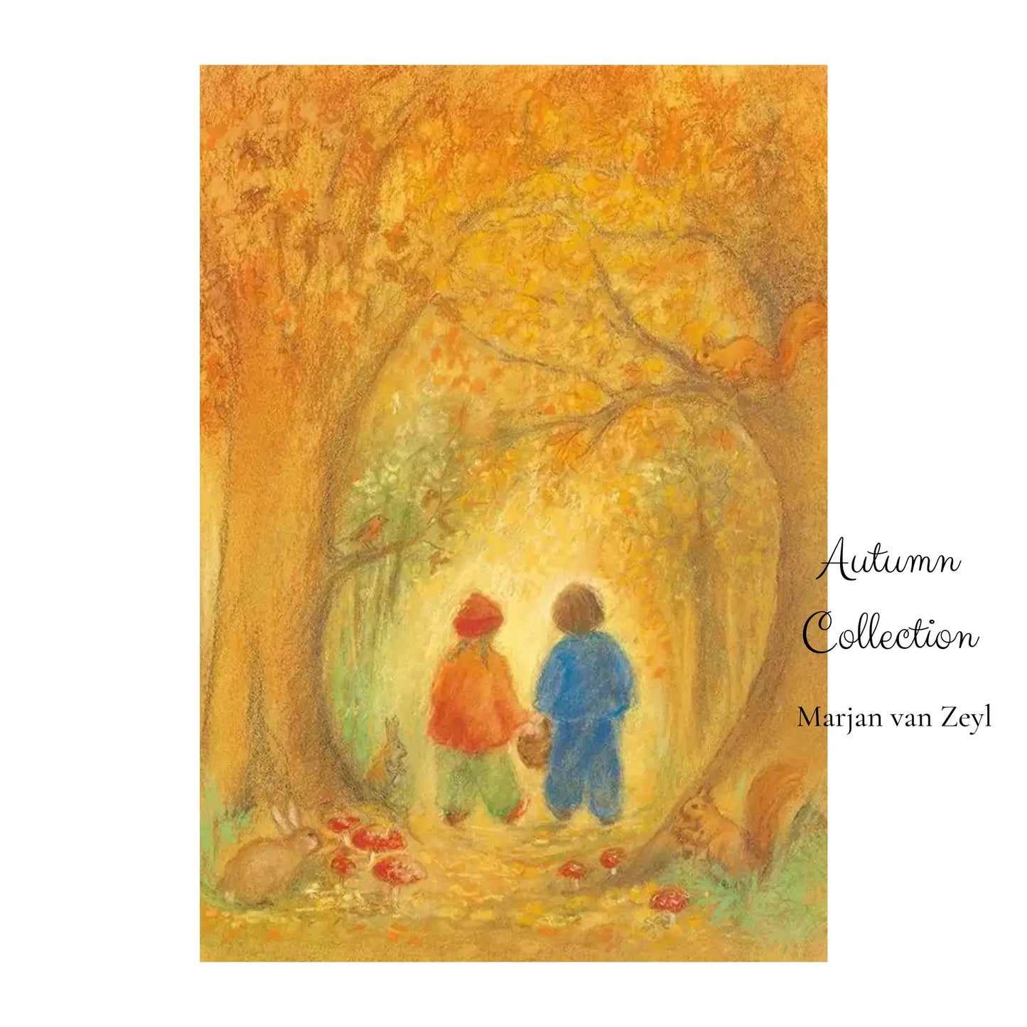 Marjan van Zeyl Postcards, Autumn - Alder & Alouette