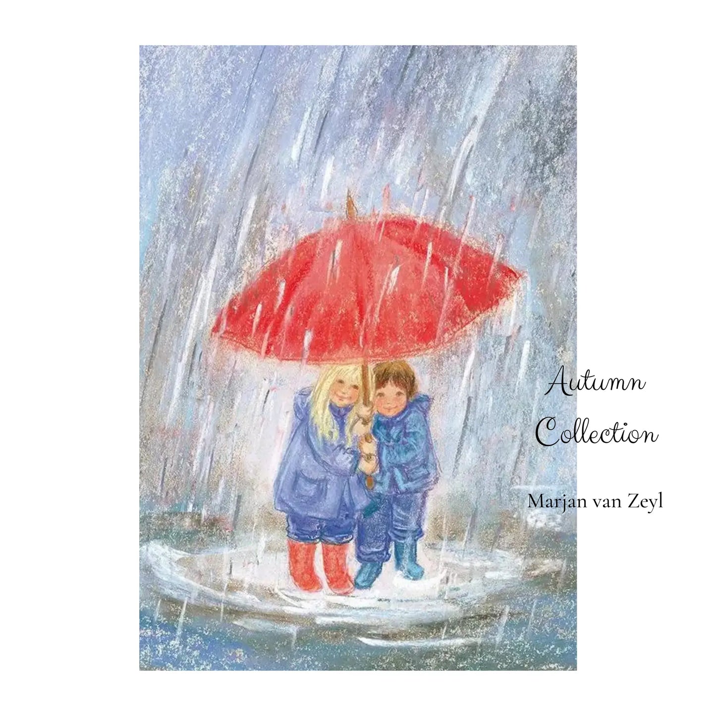 Marjan van Zeyl Postcards, Autumn - Alder & Alouette