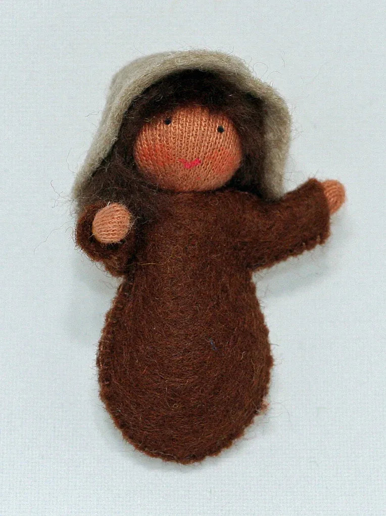Zinnia Flower Fairy Felt Dolls - Alder & Alouette