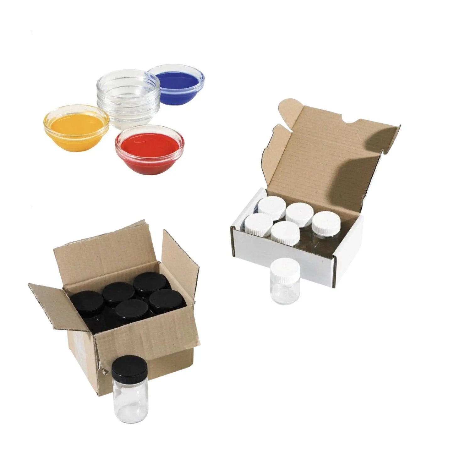 Paint Jars with Lids, 50mL/100mL - Alder & Alouette