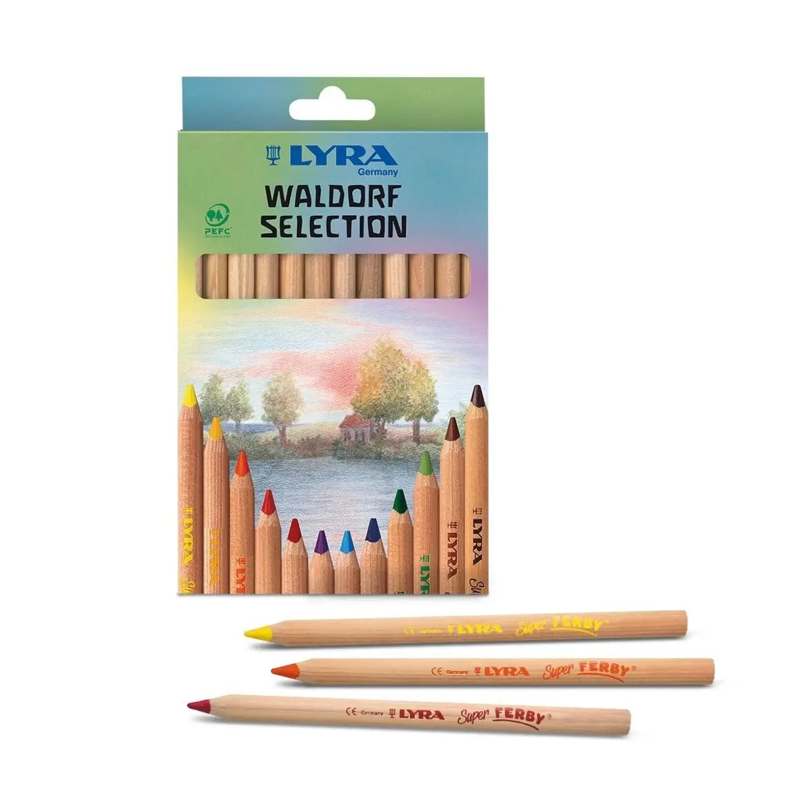 Lyra Super Ferby Waldorf Selection Color Pencils - Alder & Alouette