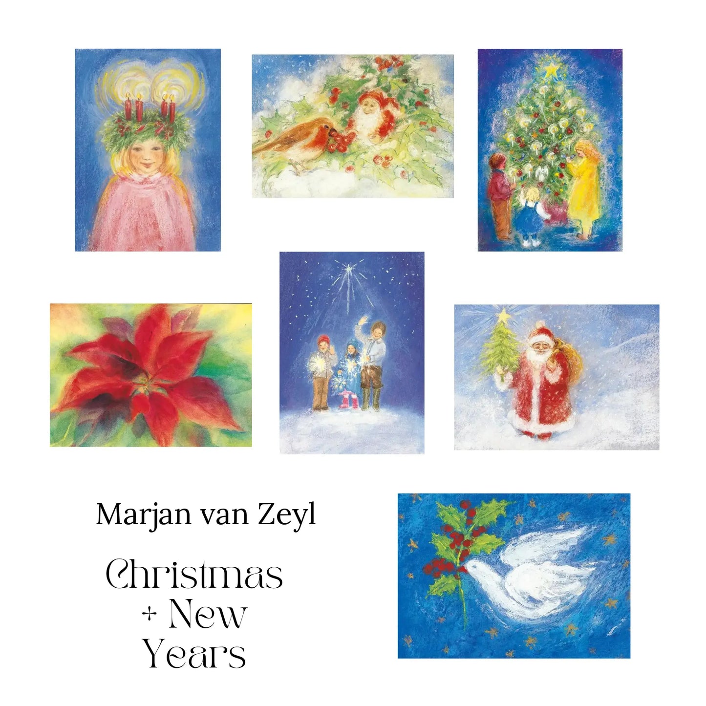 Marjan van Zeyl Postcards, Autumn - Alder & Alouette