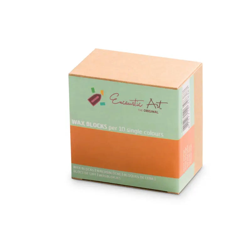 Encaustic Wax Blocks 10 pieces, Single Colors