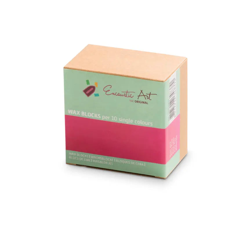Encaustic Wax Blocks 10 pieces, Single Colors