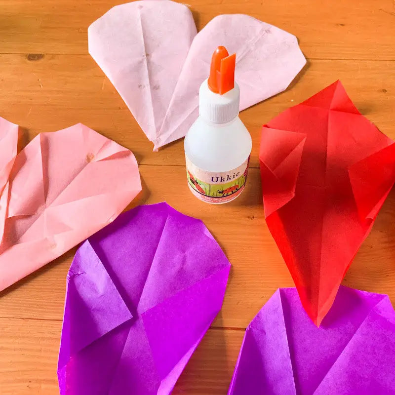 Heart Paper Folding Kit – Waldorf Valentine Craft | Alder & Alouette