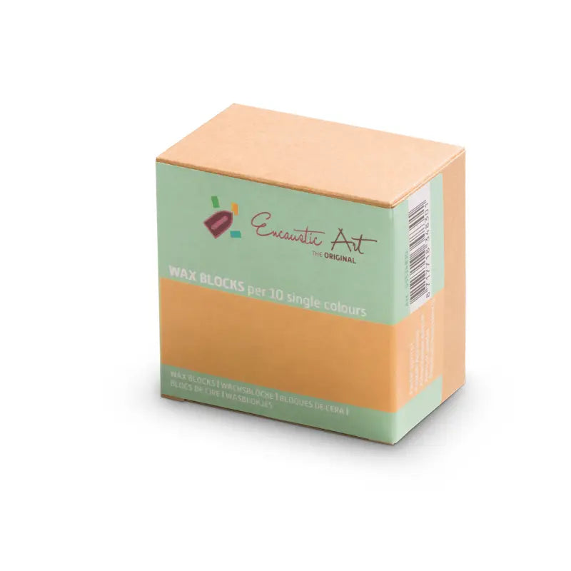 Encaustic Wax Blocks 10 pieces, Single Colors