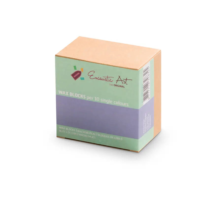 Encaustic Wax Blocks 10 pieces, Single Colors