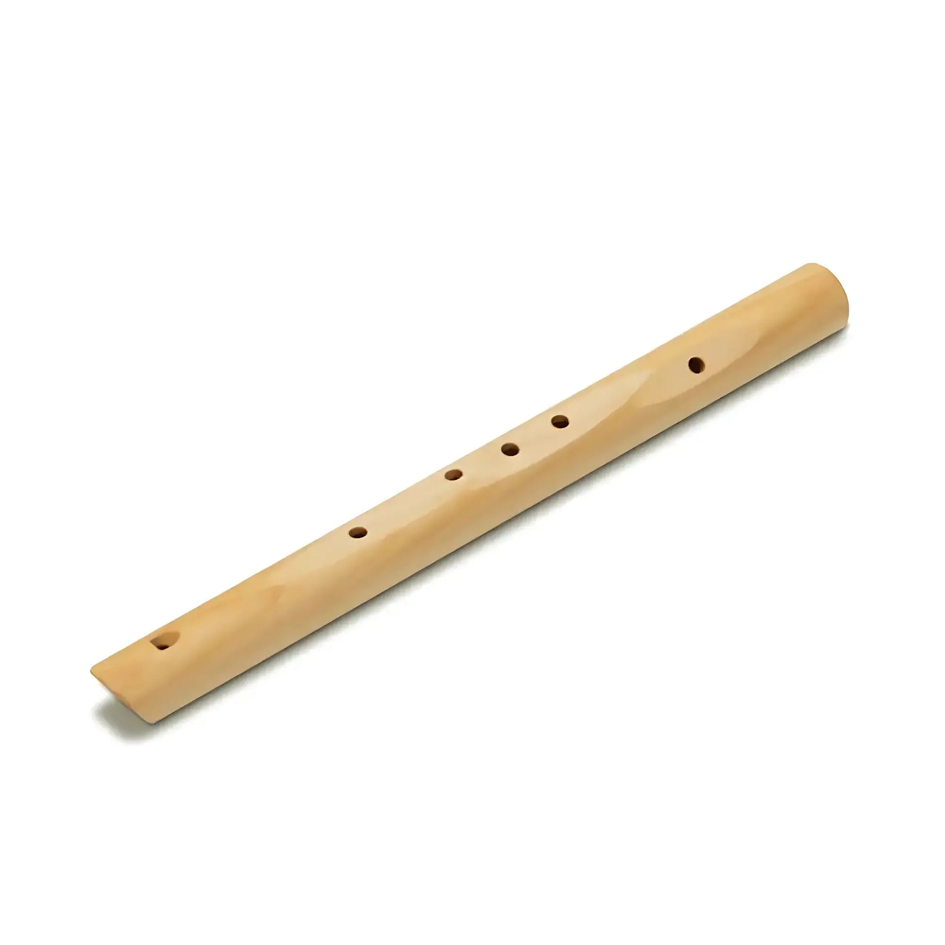 Choroi Wooden flute on a white background