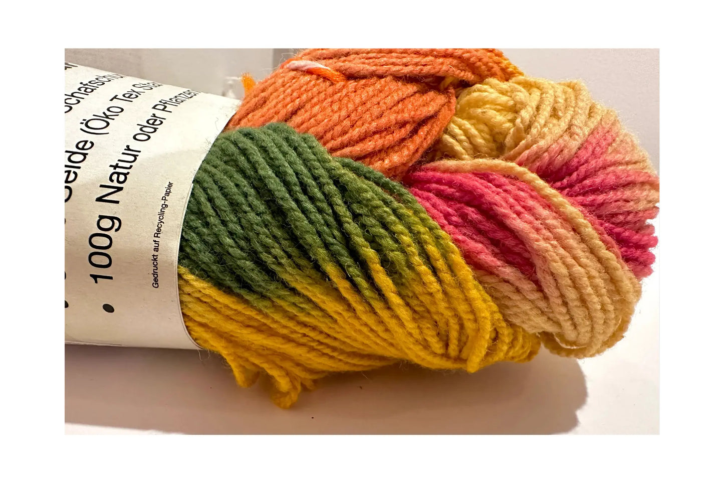 Organic Wool & Silk Plant Dyed Rainbow Yarn - Alder & Alouette