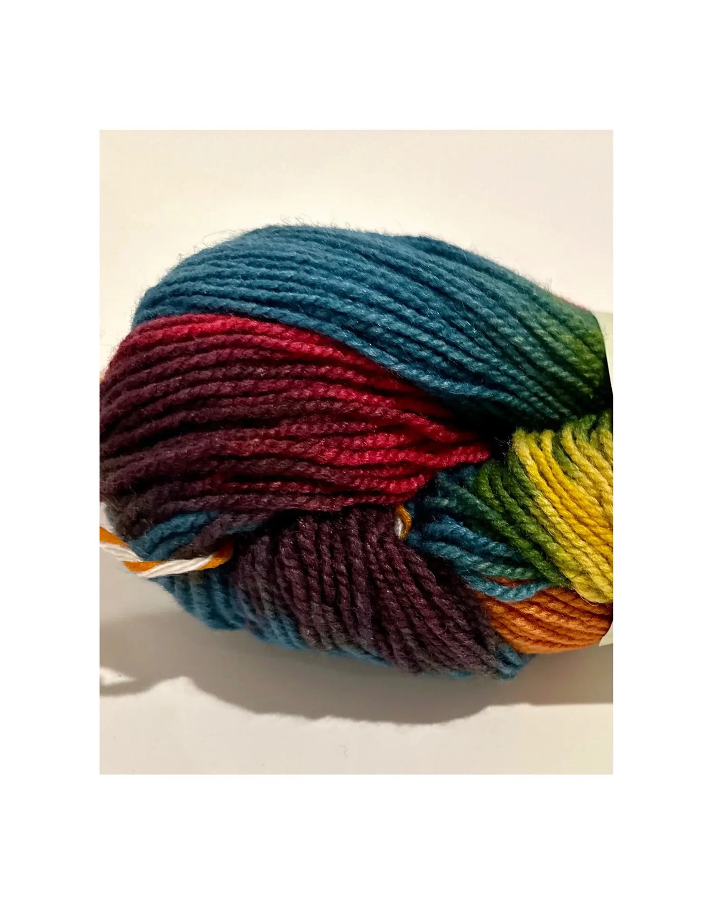 Organic Wool & Silk Plant Dyed Rainbow Yarn - Alder & Alouette