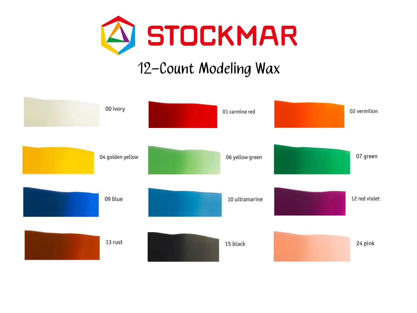 Stockmar Modeling Beeswax – Assorted Colors for Creative Learning & Play