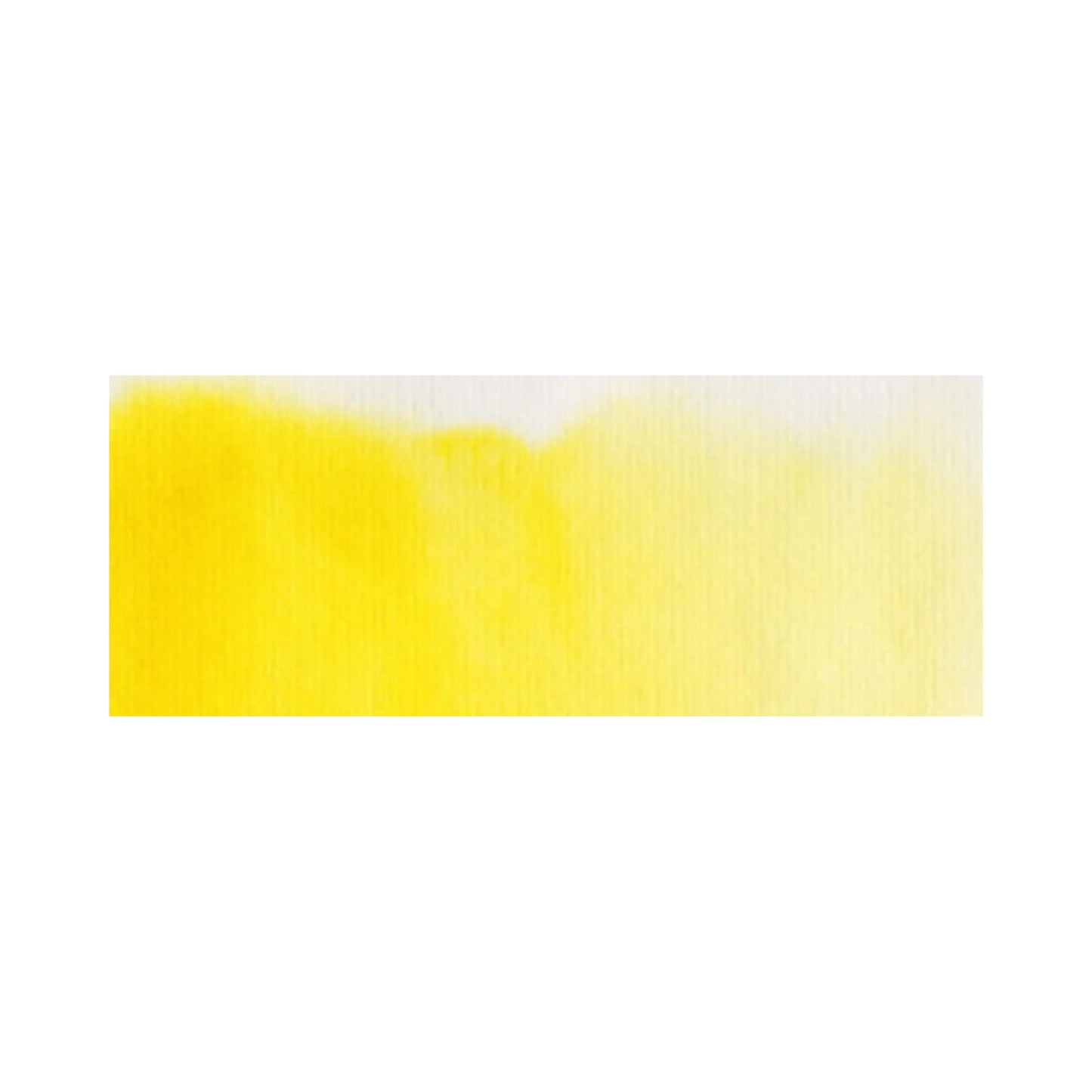 Lemon Yellow Stockmar Watercolor Paint Color Swatch from dark to light