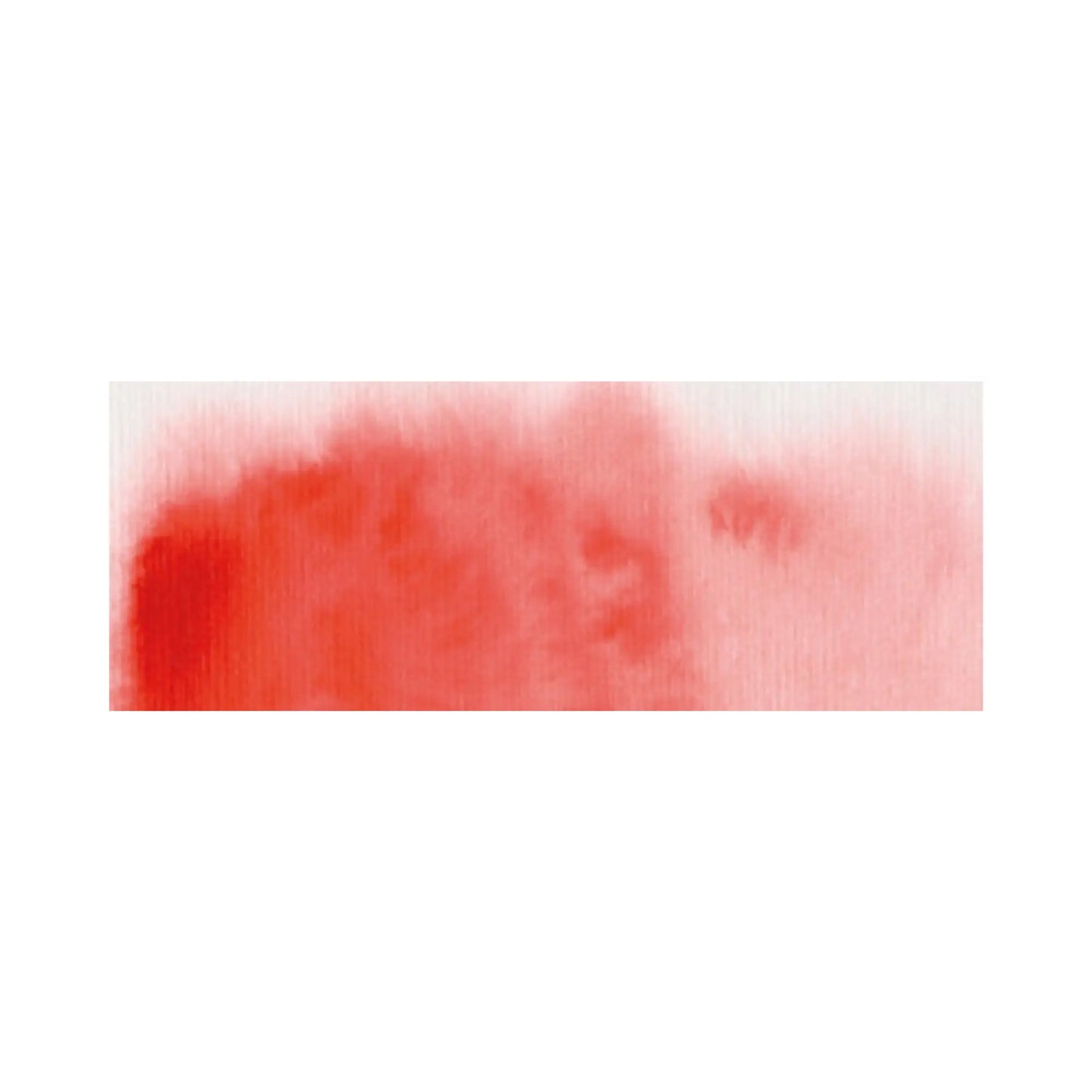 Vermilion Stockmar Watercolor Paint Color Swatch from dark to light