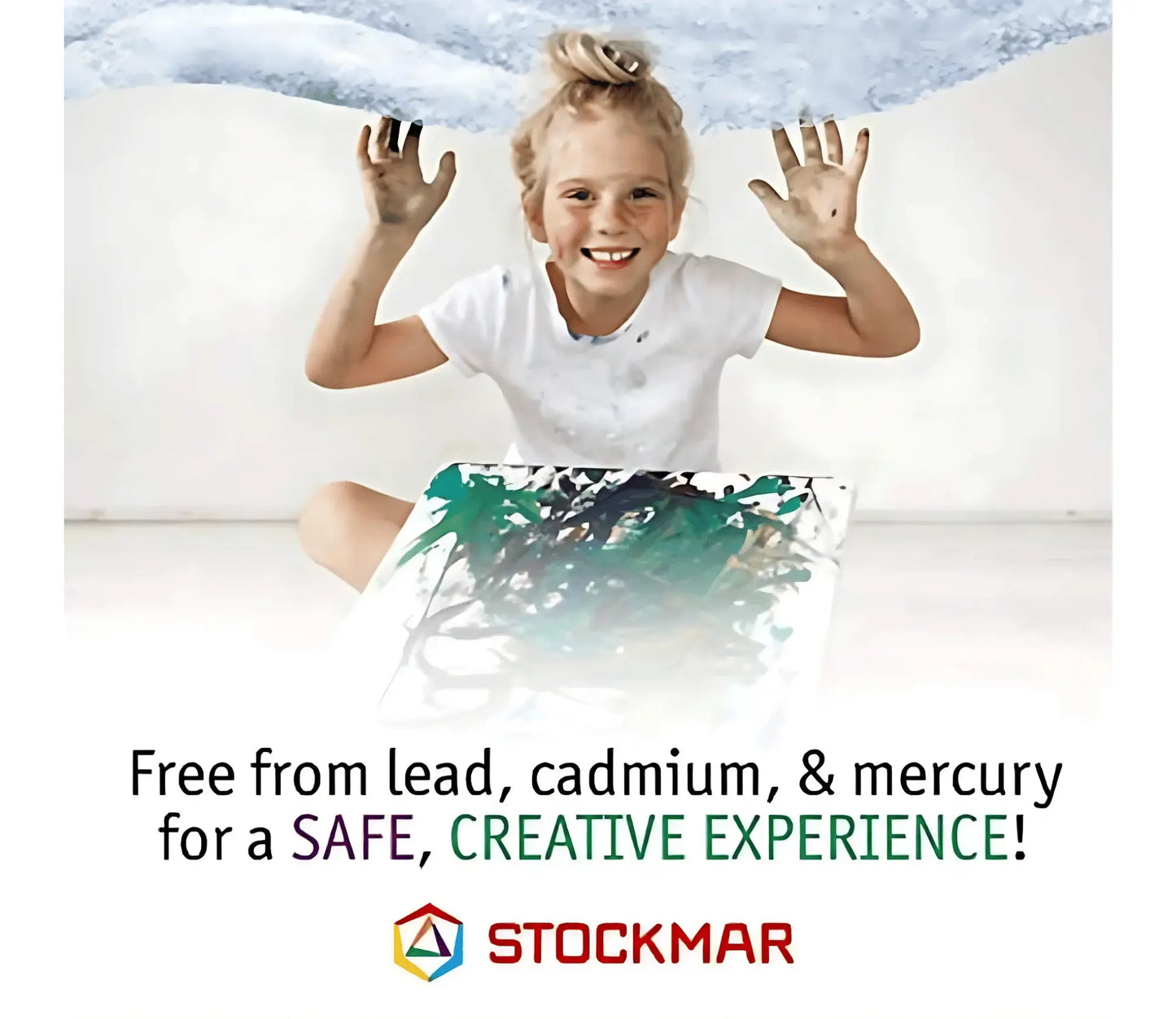 Stockmar Opaque Paint 12 Colors with Palette, brush - Alder & Alouette