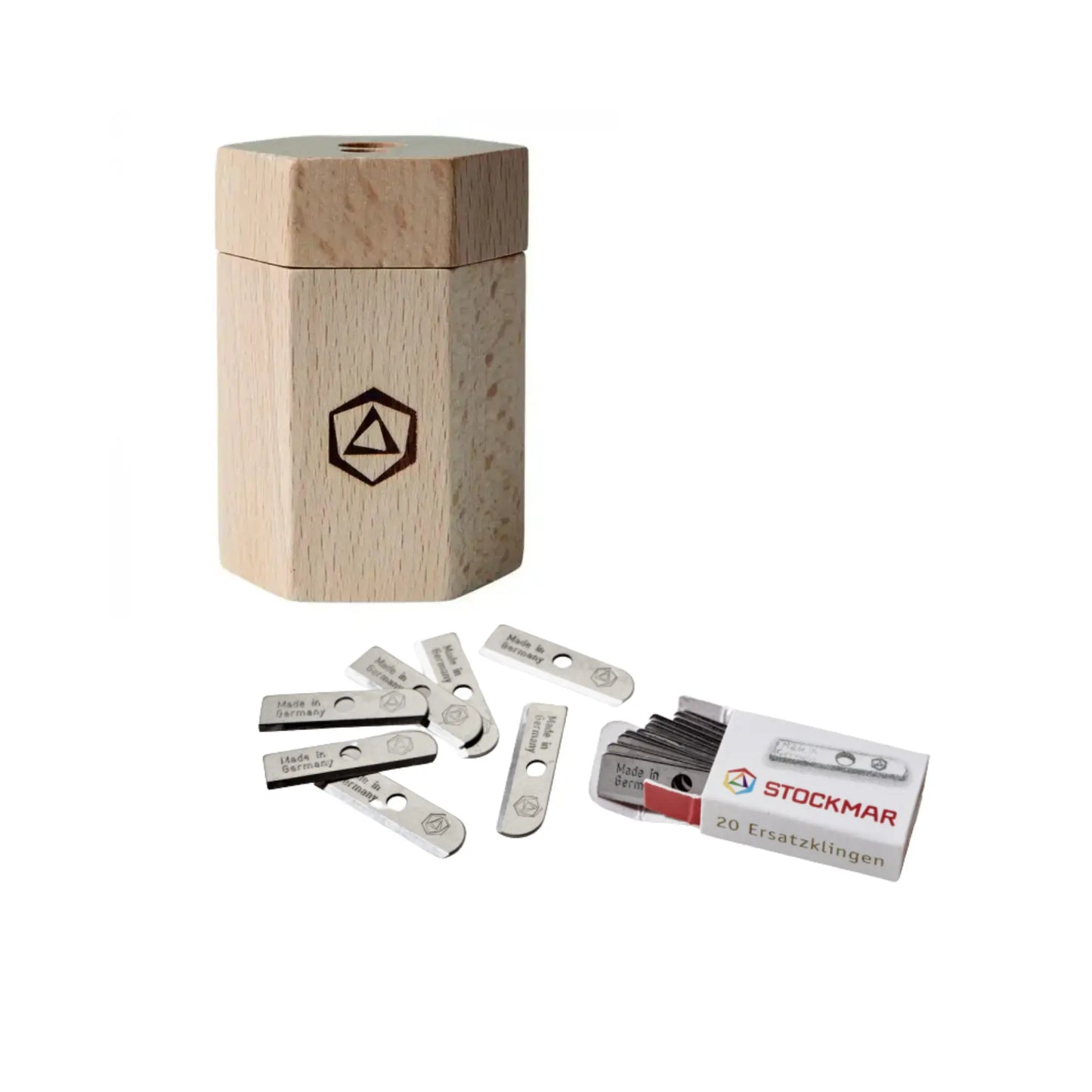 Stockmar Dual Wooden Pencil Sharpener - Alder & Alouette