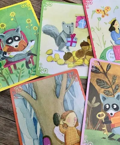 eeBoo Storytelling Cards: Mystery in the Forest - Alder & Alouette