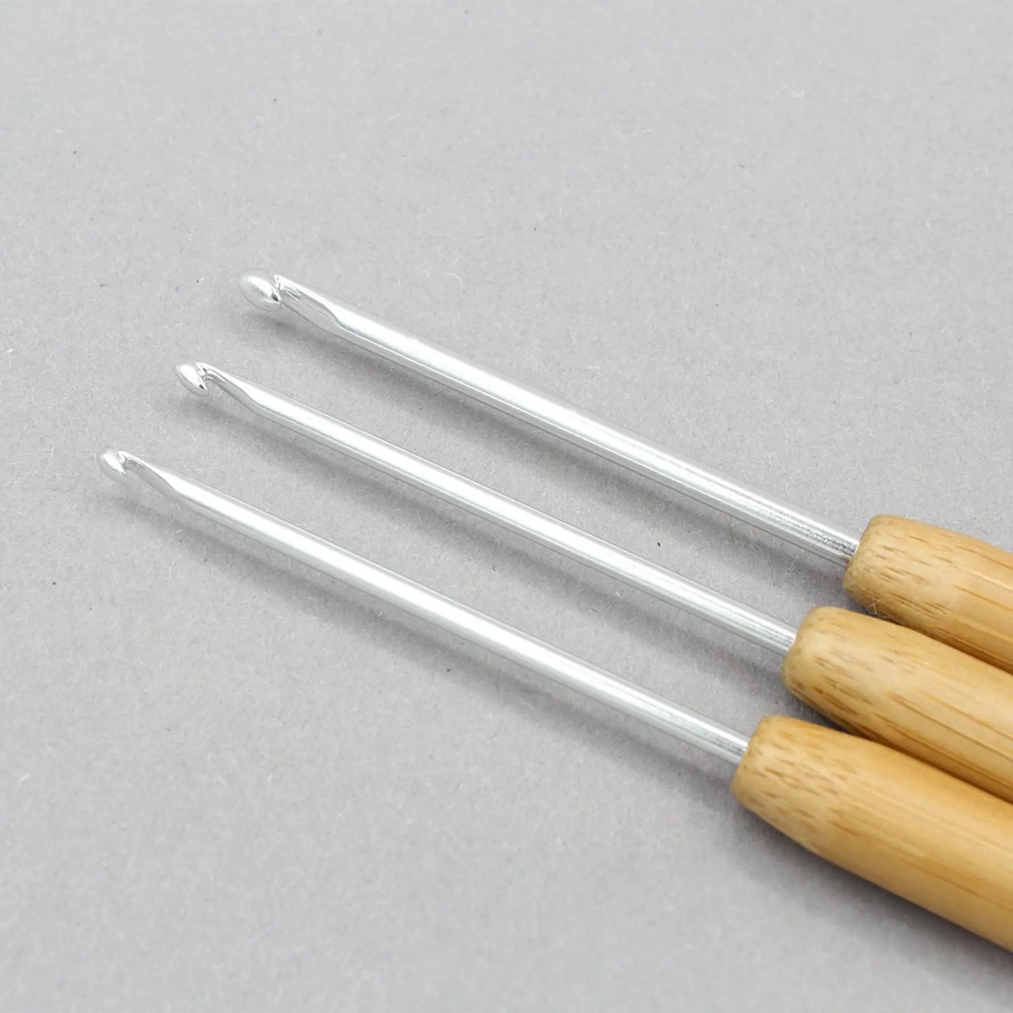 Metal Crochet Hooks with Bamboo Handles - Alder & Alouette