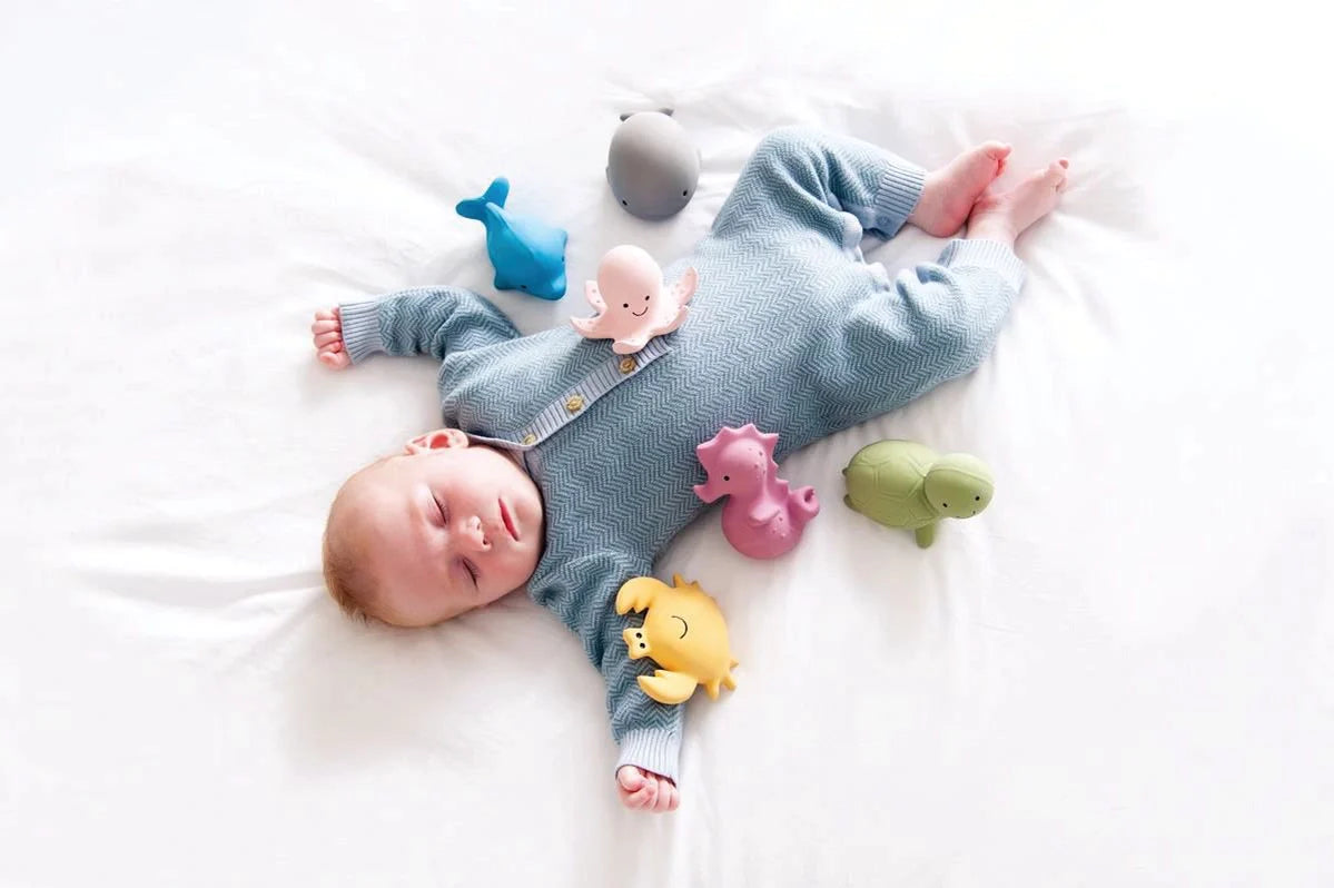 Octopus Bath Toy, Teether,  Pretend Play Toy — Alder & Alouette