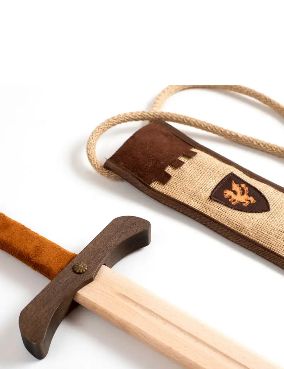 Kalid Medieval Pretend Play Toy Sword | Renaissance Dress Up | Halloween Costume - Alder & Alouette