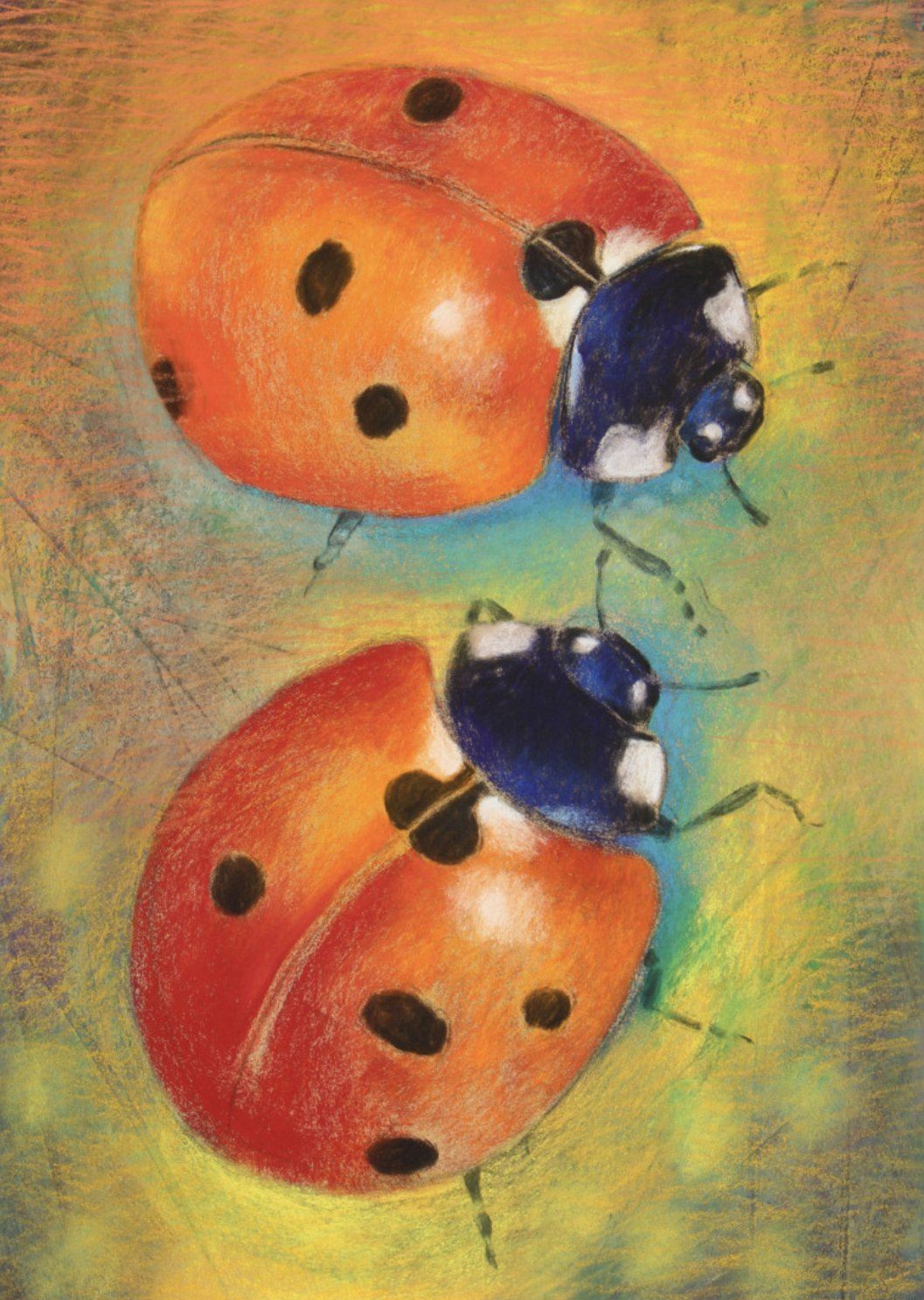 Loes Botman Art Card Ladybugs - Alder & Alouette