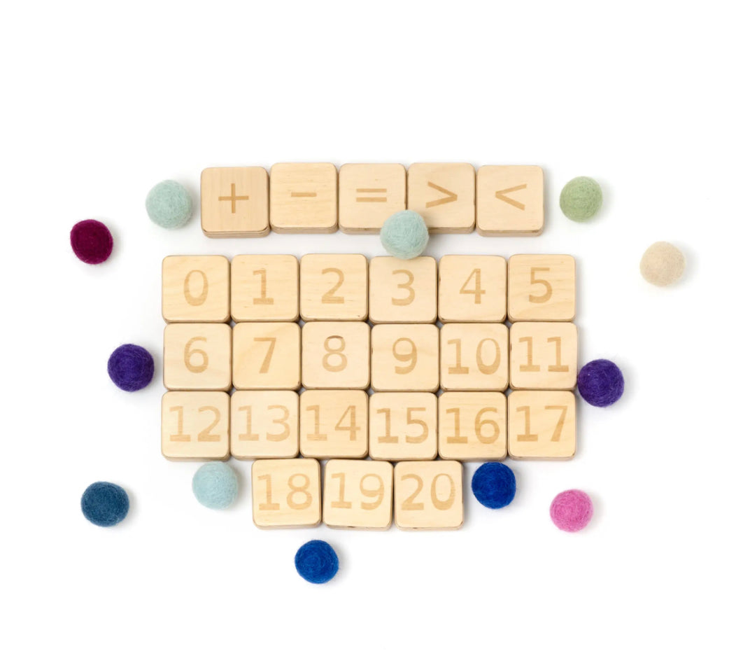 Math Board | Basic Equations | Educational Toy - Alder & Alouette