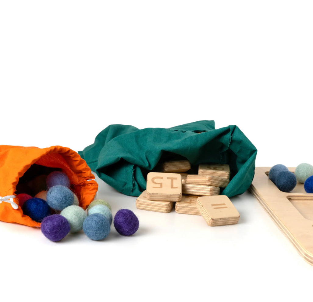 Math Board | Basic Equations | Educational Toy - Alder & Alouette