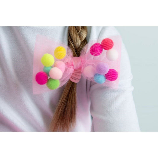 Hair Ribbons - Tulle and Pom Poms, Tutu Joli - Alder & Alouette