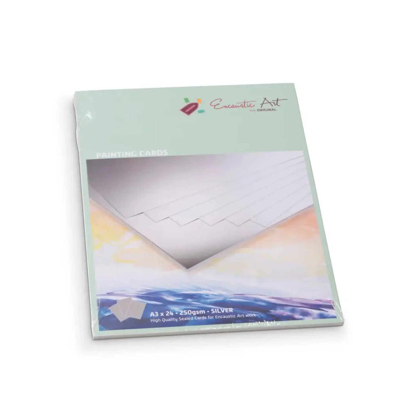 Encaustic Colored Painting Cards, Glossed, A5–A3 - Alder & Alouette