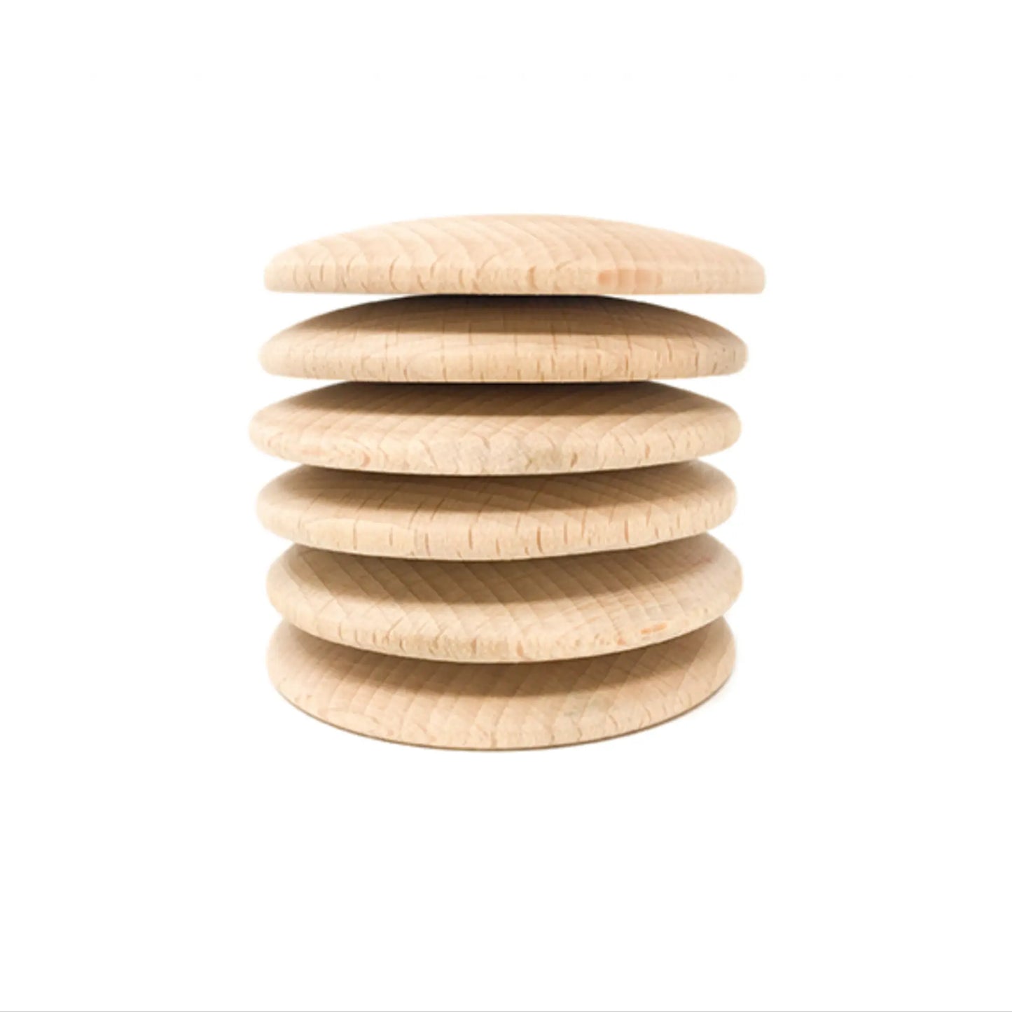 Stack of Grapat Six Discs Heuristic Elements on white background