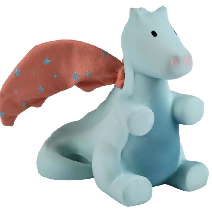 Natural & Organic Rubber Teether - Sunrise Dragon - Alder & Alouette