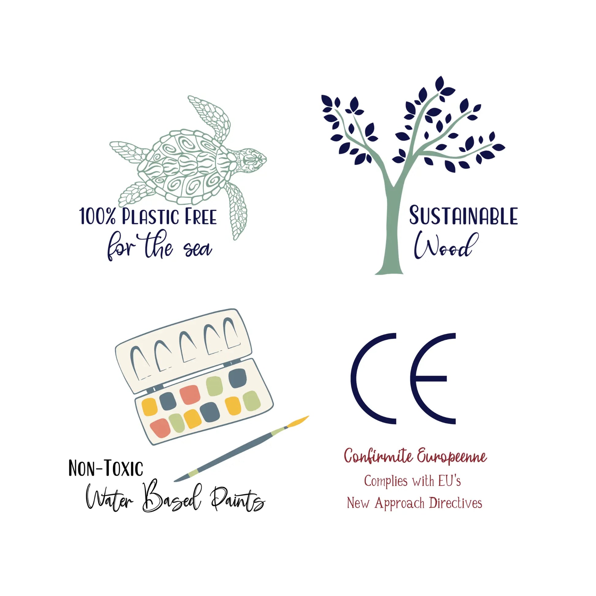 Sustainable Wooden Blocks Toddlers + Preschoolers - Alder & Alouette