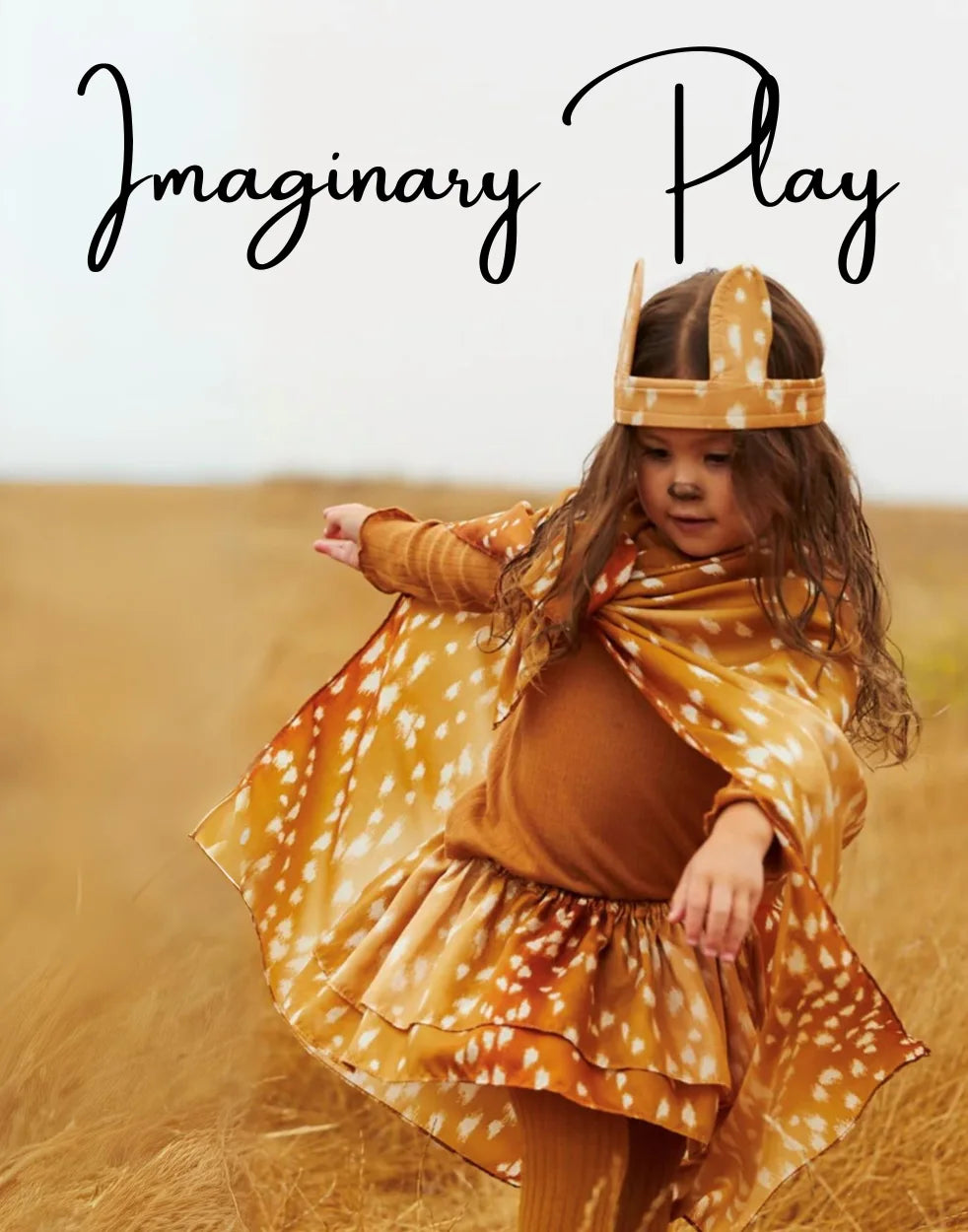Silk Fawn Ears - Dress-Up Pretend Play Costume - Alder & Alouette