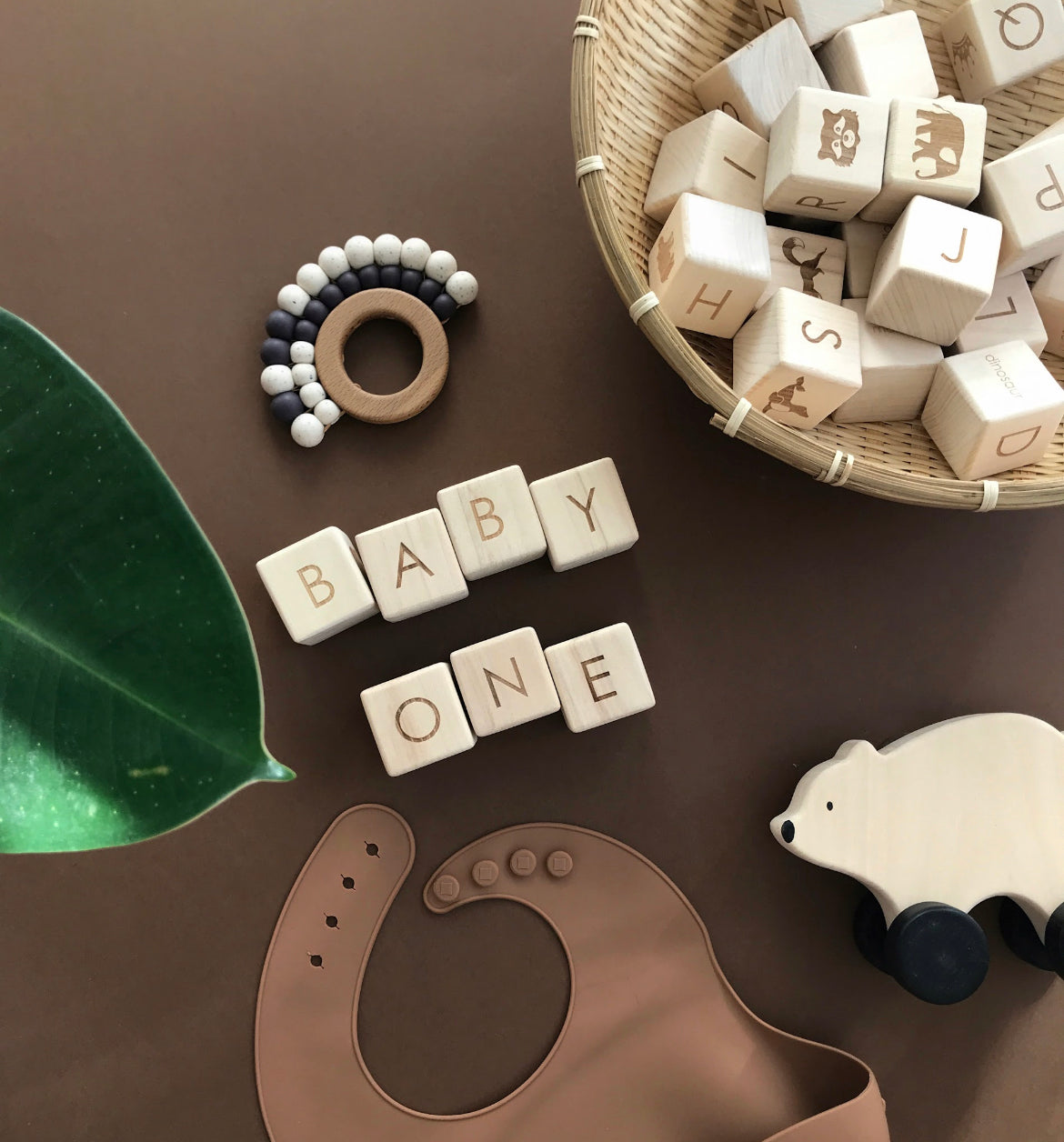 SABO Wooden Alphabet Blocks by Ukrainian Artisans - Alder & Alouette