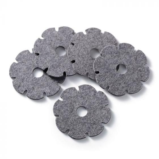 Felted Wool Braiding Star 5 Pack - Alder & Alouette